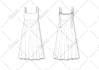 make fashion technical flat drawings cad sketches