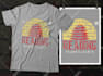 create vintage, distressed, and surf tshirt design