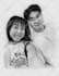 draw a realistic pencil sketch of a couple portrait