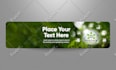 design a premium linkedin banner and a custom logo