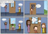 draw stickman and stick figure comic