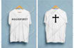 do trendy minimalist logo and graphic t shirt design