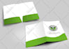 do modern, corporate presentation folder