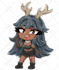 full body chibi art illustration