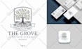 do modern minimalist logo, stationary, full branding kits