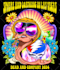hand draw cartoon logo trippy psychedelic hippie retro