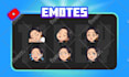 design custom youtube loyalty badges and cute emotes