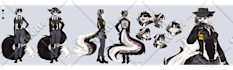draw character reference sheet for you character