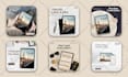 design high converting facebook ad images creatives, carousel post