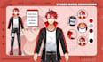 design and rig your avatar model vtuber live2d in anime style