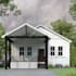 do realistic 3d rendering architecture of house exterior