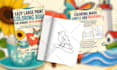 create coloring book pages and book cover for amazon KDP