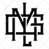 create vintage monogram logo label record company