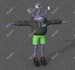 do 3d hi poly and low poly character modelling