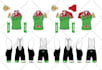 design cycling jersey and pants for cyclist, bicycle rider