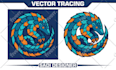 vector tracing, redraw, and convert any logo or image into high quality vector