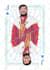 draw your portrait into playing cards style