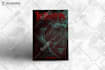 create dark vintage illustrate book cover