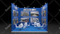 design a premium 3d exhibition booth and trade show stand