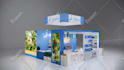 create 3d design event floorplan, stage, booth, exhibition