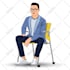 draw cartoon, vector, portrait, avatar logo, from photo