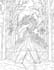 draw a digital hand drawn for coloring book page