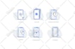 design flat vector line icon set for your web and app