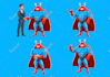 create cute 2d cartoon characters, mascot, and logo