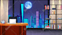 2d background anime illustration
