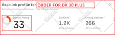 increase ahref DR 70 plus