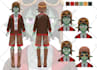draw a custom reference sheets for your characters vtuber