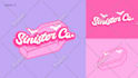 design aestethic girly logo for you