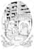 draw personalized ex libris stamp illustration