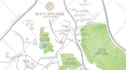 do flat business vector maps of any location