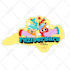 create cute stickers and patch design sheet