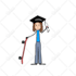 draw a high quality and unique stickman stick figure clipart