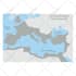 create a black and white map outline drawing, line art, vector tracing 2 hours