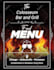 do restaurant menu design vistaprint