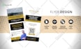 design flyer, brochure, bifold, trifold, leaflet and poster ready to print