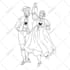 draw doodles and line art for you