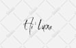 design hand drawn signature logo