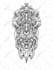 make you viking knotwork styled tattoo design