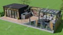 create premium expo stand 3d renders for presentations