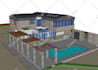 create the best sketchup 3d house model