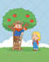 draw a cute korean drawing style artwork from your image