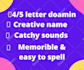 find available short com domain names with keywords