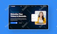 design modern landing page using figma or adobe xd