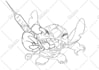 draw a fictional character in disney sketch style