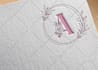do watercolor feminine wedding monogram floral logo design