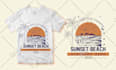 make retro vintage t shirt design for summer beach
